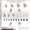 Service Caster 3.5 Inch 316SS Red Polyurethane 1/2 Inch Threaded Stem Caster Lock Brake, 2PK SS316TSTTL20S3514-PPUBRED-121315-2S2 - alternate 3